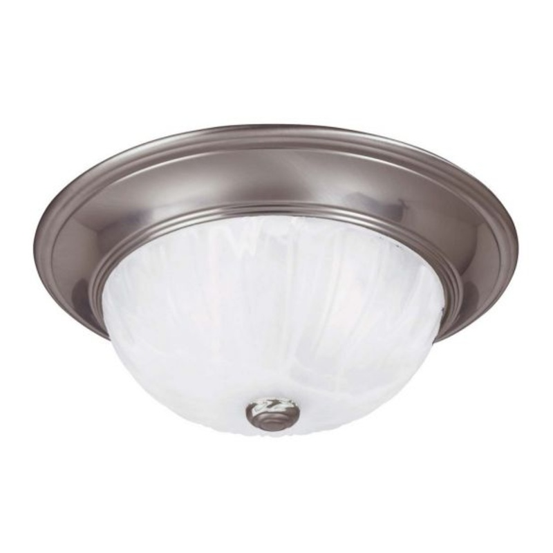 2-Light Ceiling Light in Satin Nickel - I58423339373