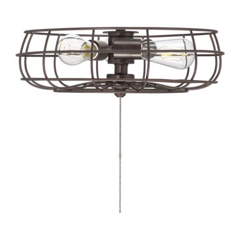 3-Light Fan Light Kit in Oil Rubbed Bronze - I58423339409