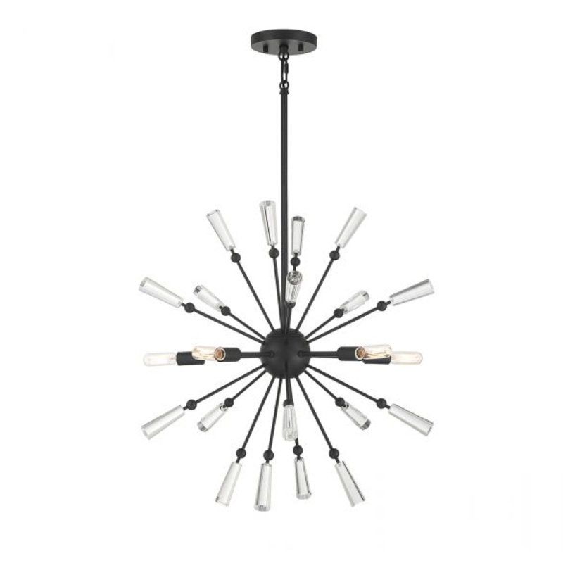 5-Light Pendant in Matte Black - I58423339301