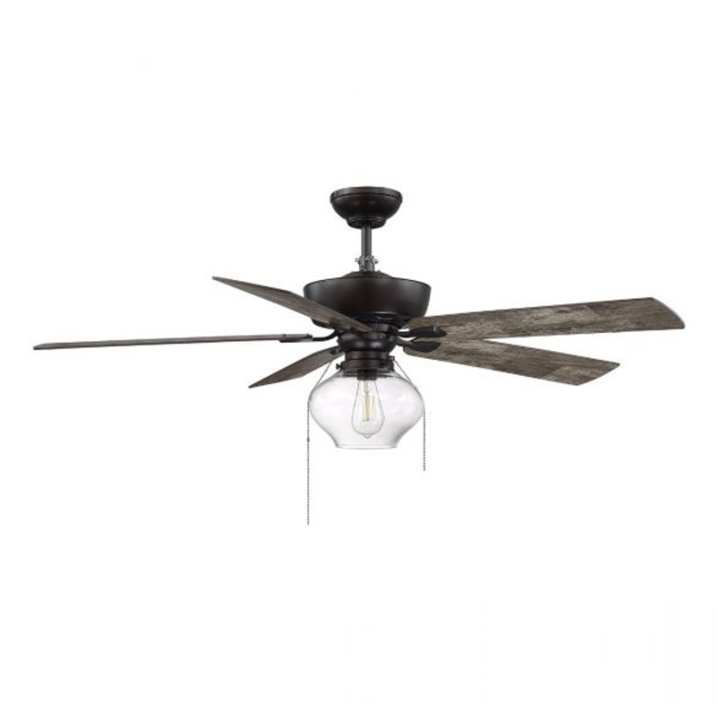 52" 1-Light Ceiling Fan in Oil Rubbed Bronze - I58423339212