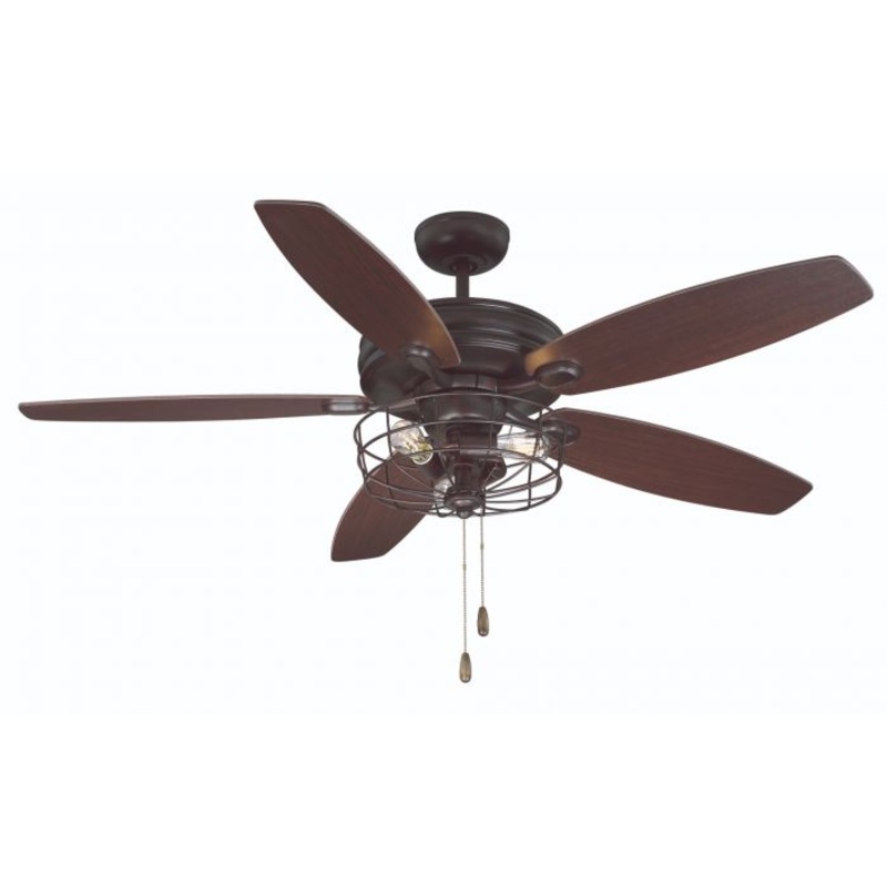 52" 3-Light Ceiling Fan in Oil Rubbed Bronze - I58423339414