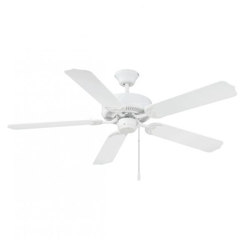 52" Outdoor Ceiling Fan in White - I58423339403