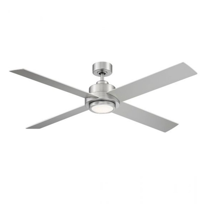 56" LED Ceiling Fan in Brushed Nickel - I58423339209