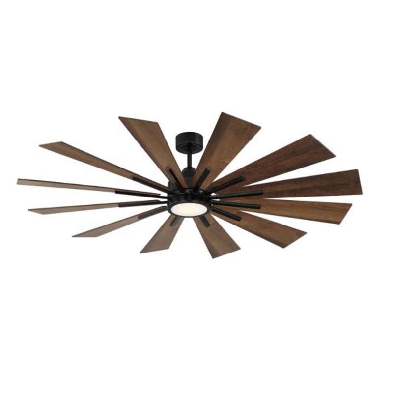 60" LED Ceiling Fan in Matte Black - I58423339408