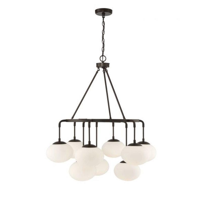9-Light Chandelier in Oil Rubbed Bronze - I58423339187