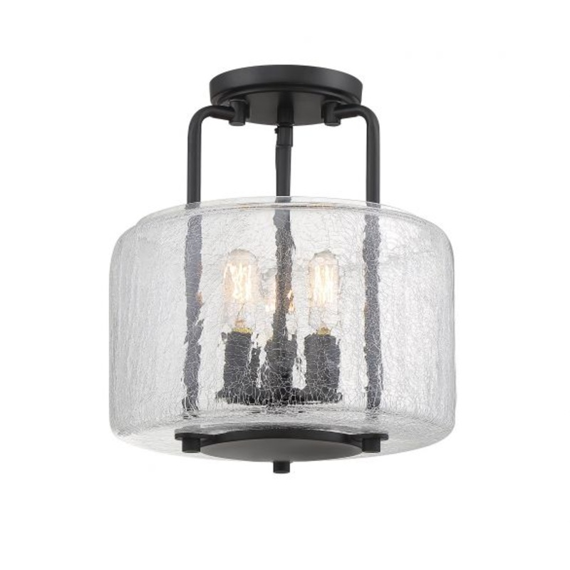 Avalon 3-Light Ceiling Light in Black - I58423339310