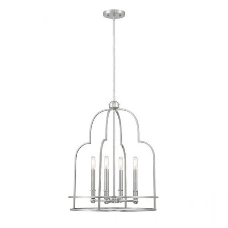 Diplomat 4-Light Pendant in Satin Nickel - I58423339257