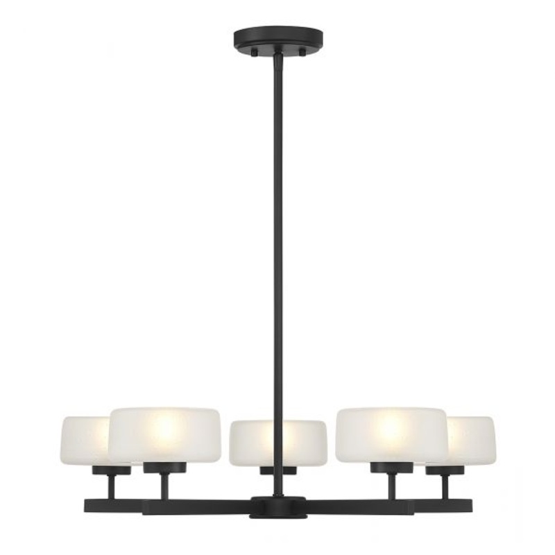 Falster 5-Light LED Chandelier in Matte Black - I58423339293