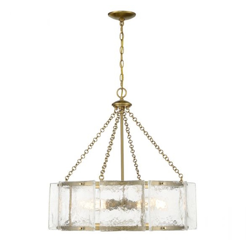 Genry 5-Light Pendant in Warm Brass - I58423339292