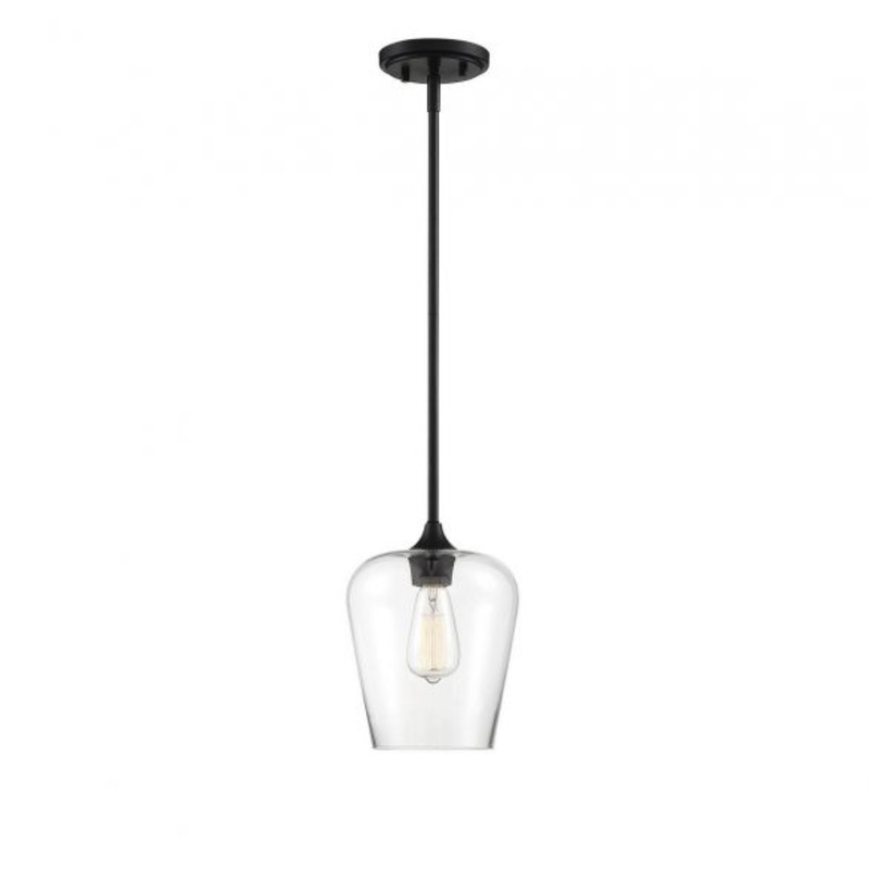 Octave 1-Light Pendant in Black - I58423339396