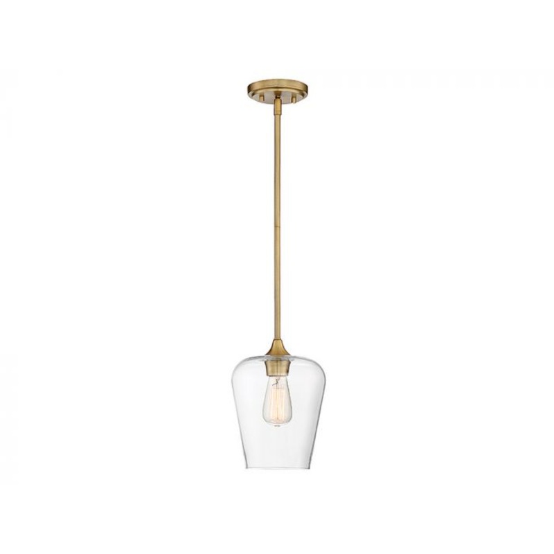 Octave 1-Light Pendant in Warm Brass - I58423339368