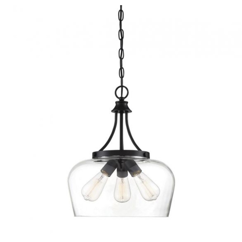 Octave 3-Light Pendant in Black - I58423339394
