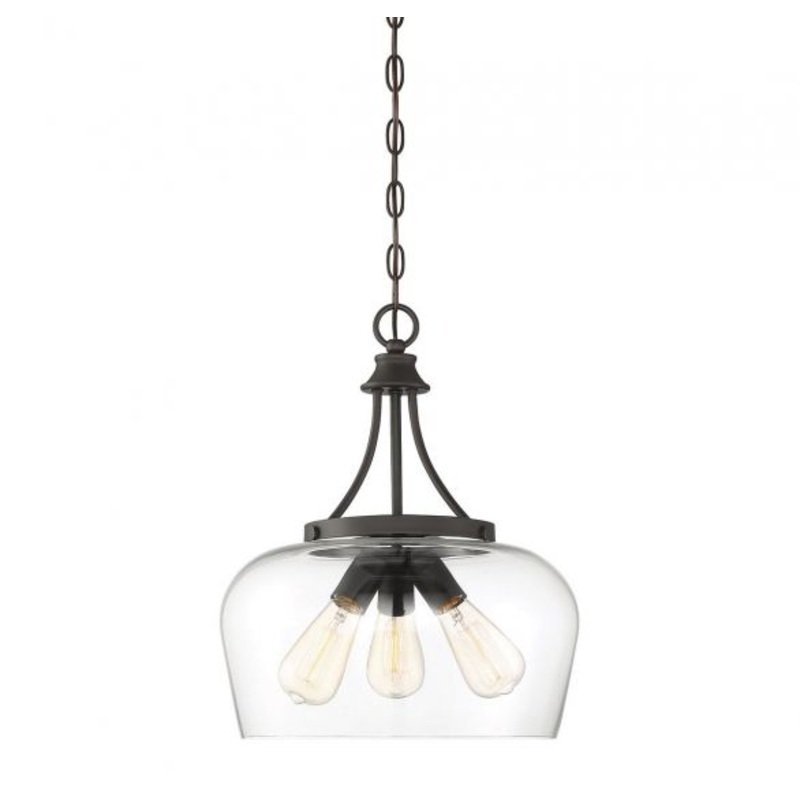 Octave 3-Light Pendant in English Bronze - I58423339371