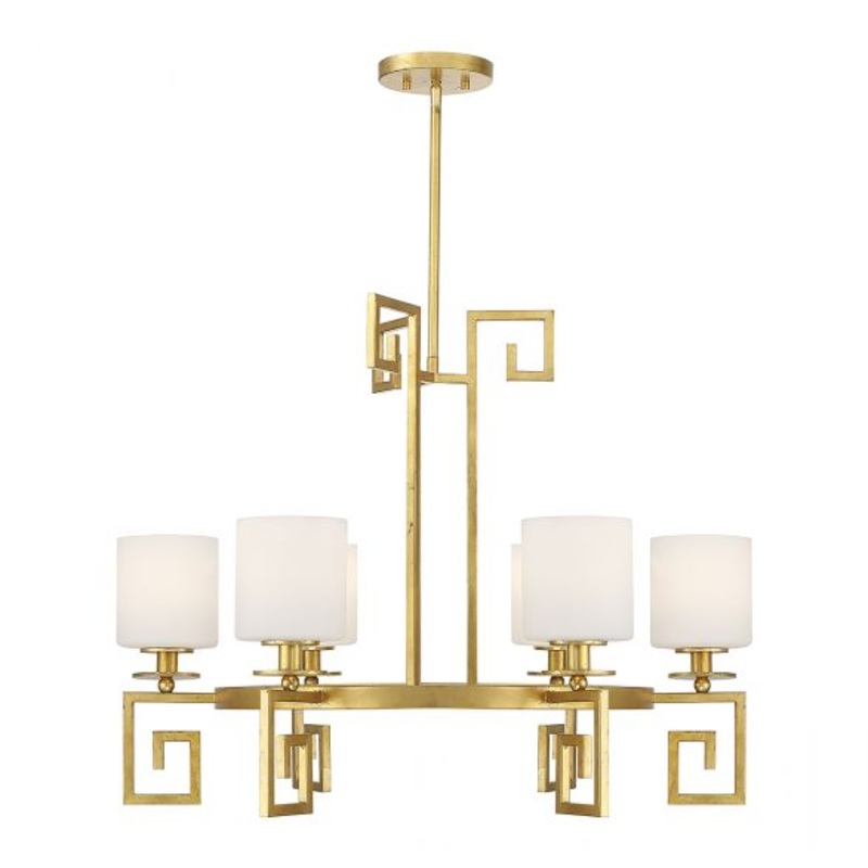 Quatrain 6-Light Chandelier in True Gold - I58423339339