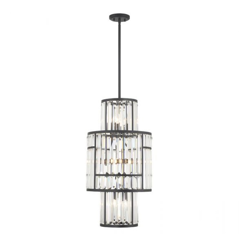 Rohe 8-Light Pendant in Matte Black - I58423339288