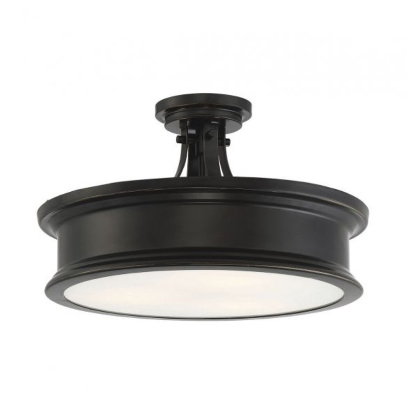 Watkins 3-Light Ceiling Light in Classic Bronze - I58423339315