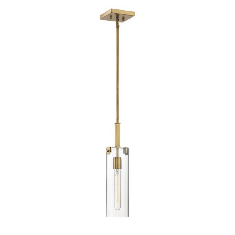 Winfield 1-Light Mini-Pendant in Warm Brass - I58423339395