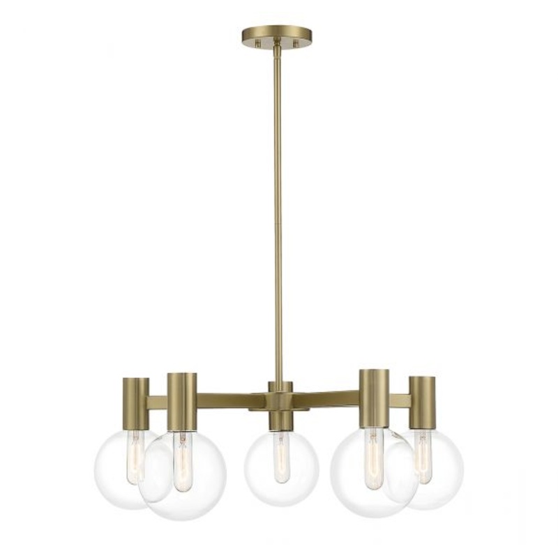 Wright 5-Light Chandelier in Warm Brass - I58423339343