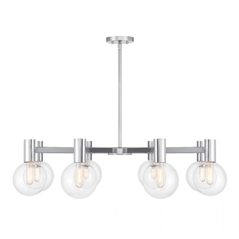 Wright 8-Light Chandelier in Chrome - I58423339357