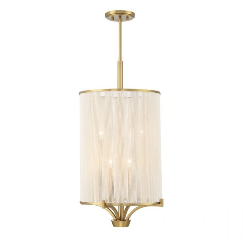 Wynwood 4-Light Chandelier in Warm Brass - I58423339282