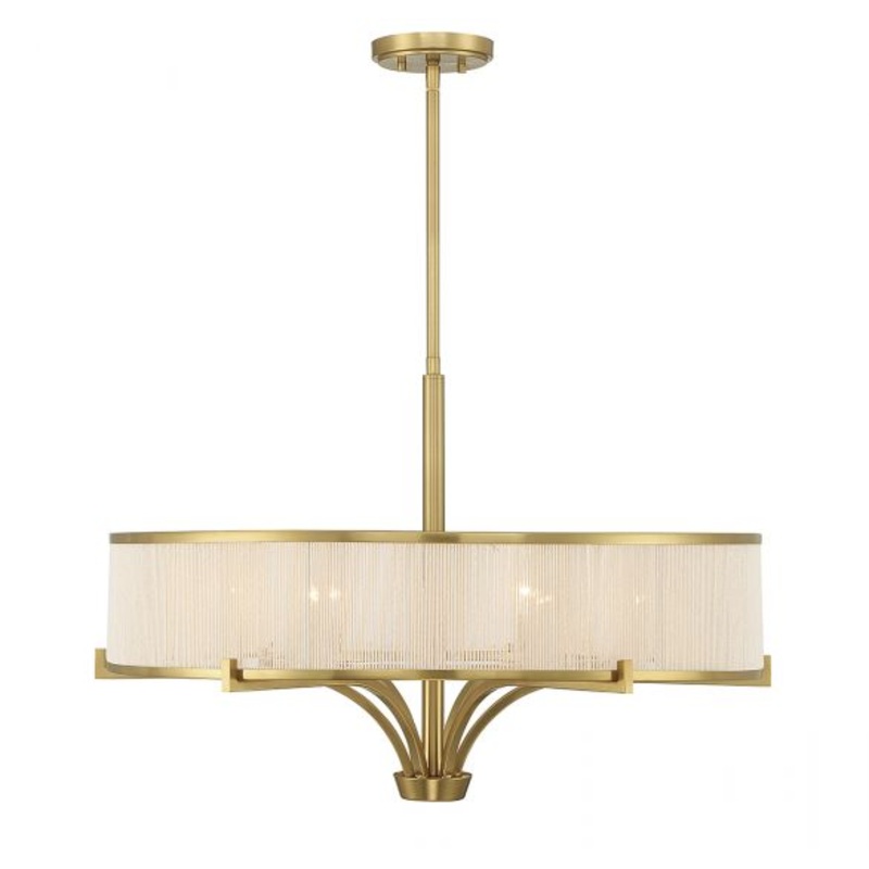 Wynwood 6-Light Chandelier in Warm Brass - I58423339279