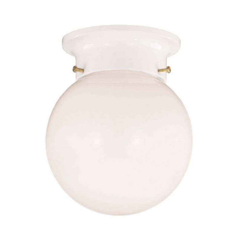 1-Light Ceiling Light in White - I58423339173