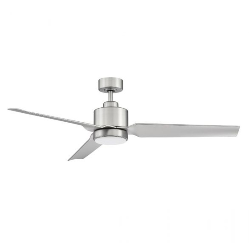 52" LED Ceiling Fan in Brushed Nickel - I58423339088