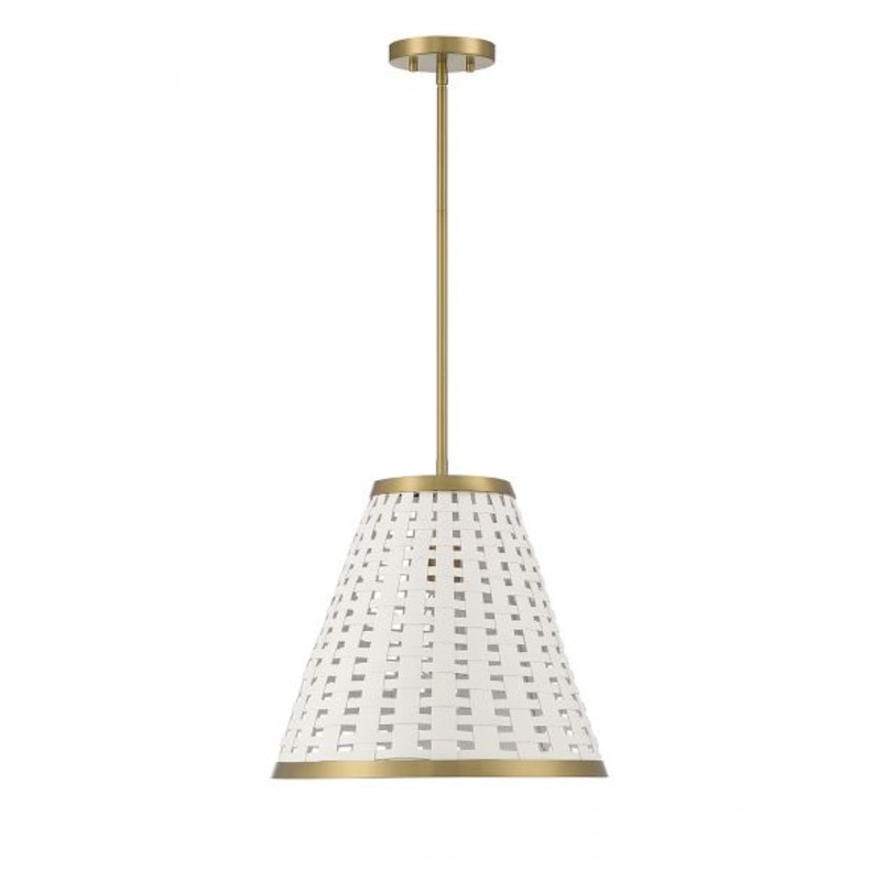Aster 1-Light Pendant in Warm Brass - I58423339079