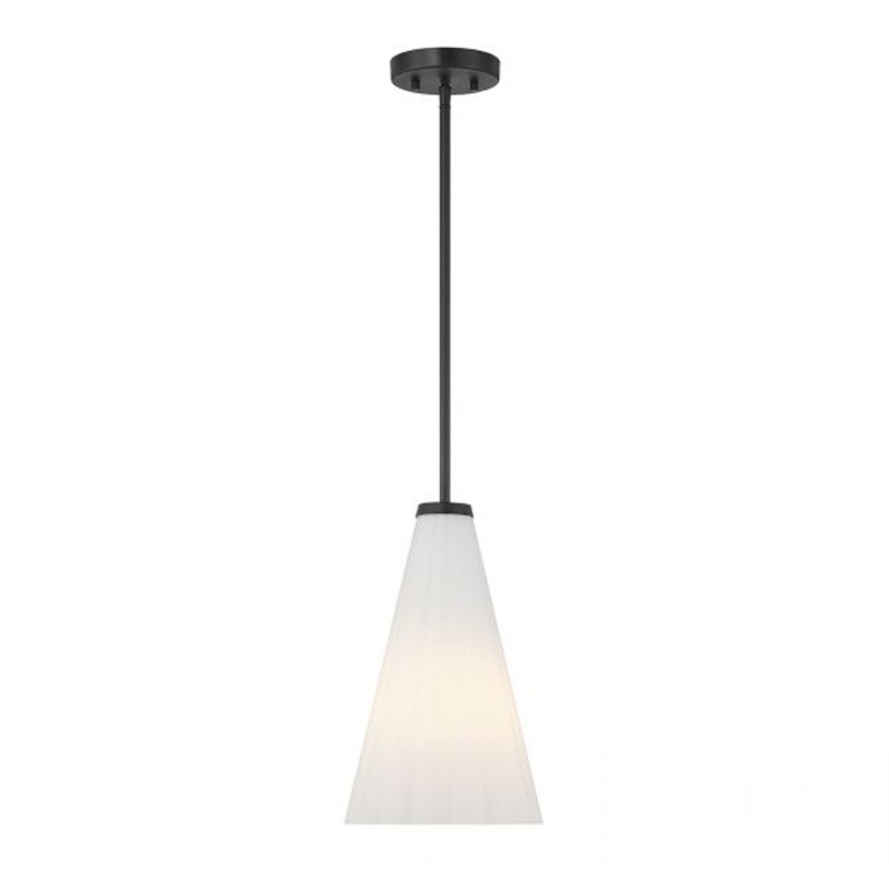Bristol 1-Light Pendant in Matte Black - I58423339049