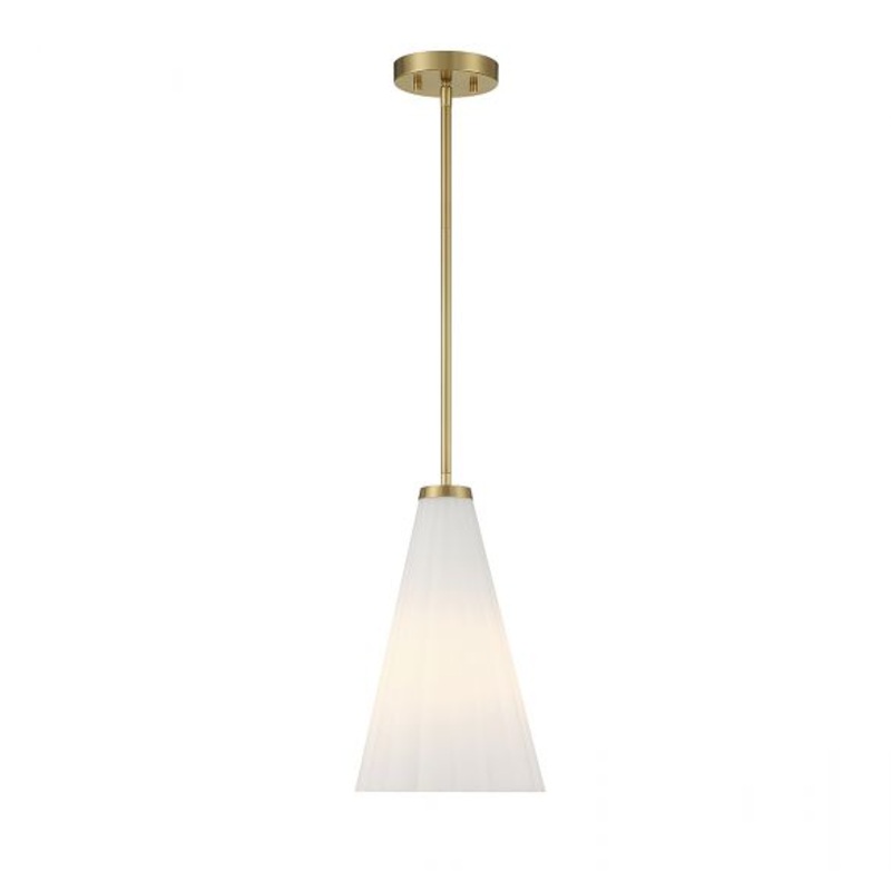 Bristol 1-Light Pendant in Warm Brass - I58423339057