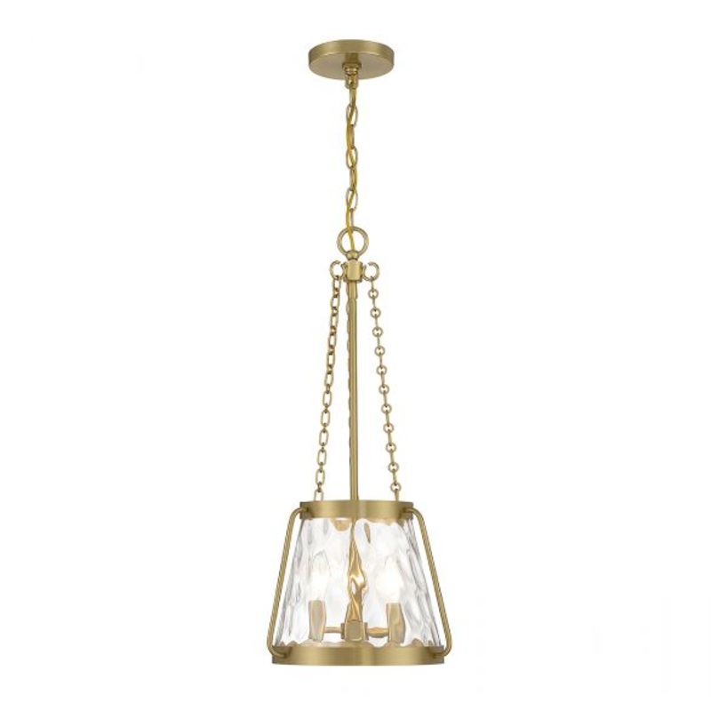 Crawford 3-Light Pendant in Warm Brass - I58423339149