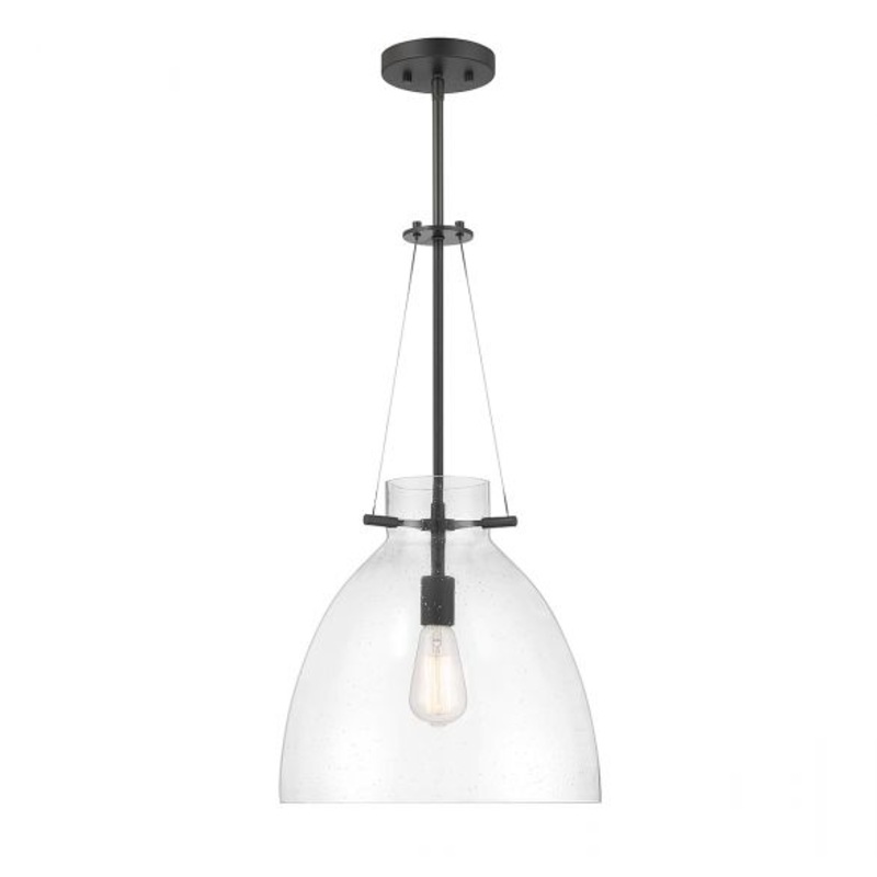 Foster 1-Light Pendant in Matte Black - I58423339073