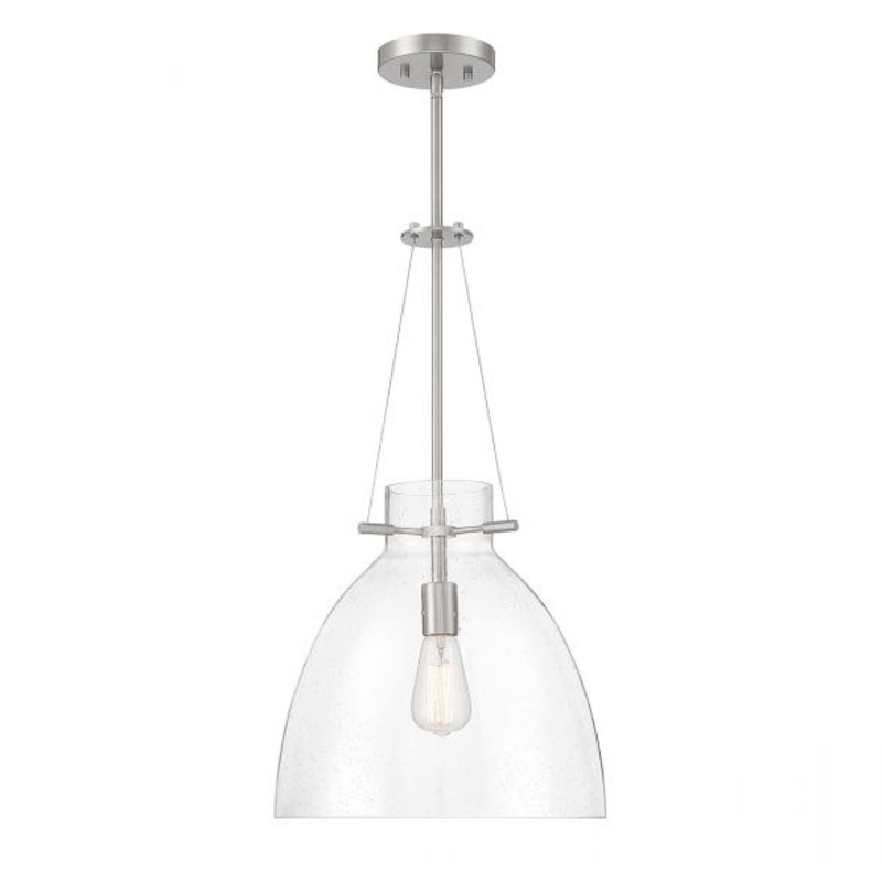 Foster 1-Light Pendant in Satin Nickel - I58423339078