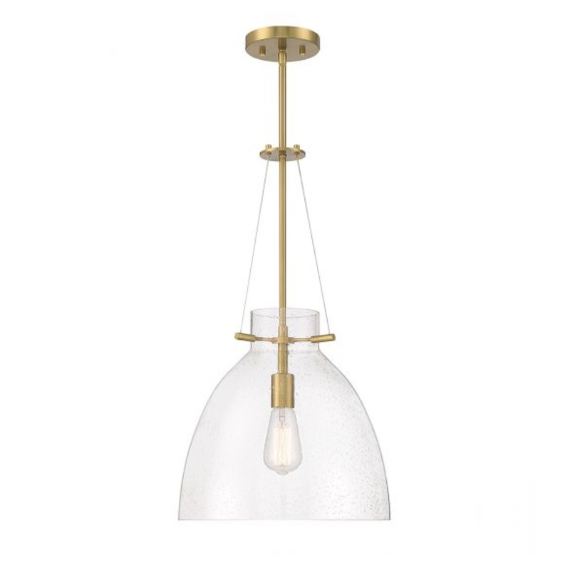 Foster 1-Light Pendant in Warm Brass - I58423339065
