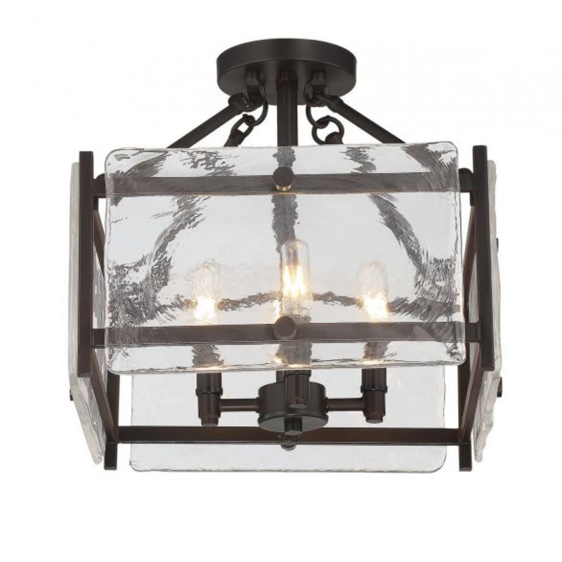 Glenwood 4-Light Ceiling Light in English Bronze - I58423339155