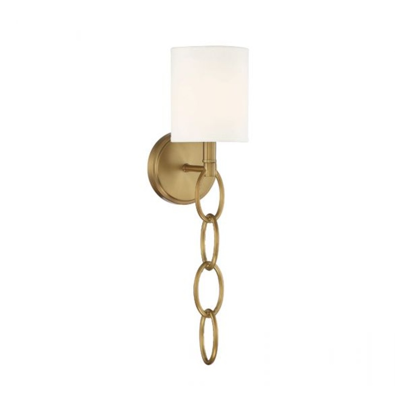 Joffree 1-Light Wall Sconce in Warm Brass - I58423338998