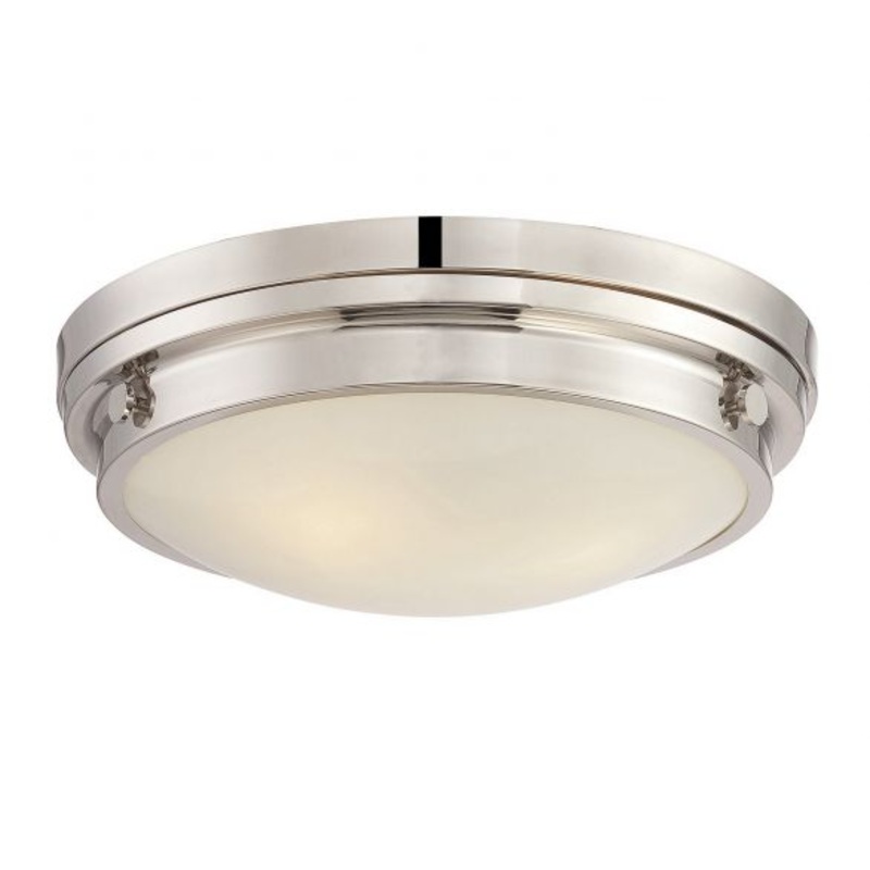 Lucerne 3-Light Ceiling Light in Polished Nickel - I58423339168