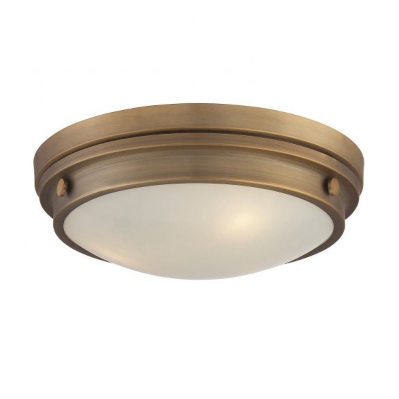 Lucerne 3-Light Ceiling Light in Warm Brass - I58423339170