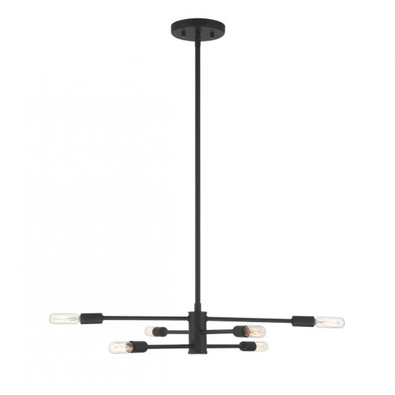 Lyrique 6-Light Chandelier in Matte Black - I58423339121