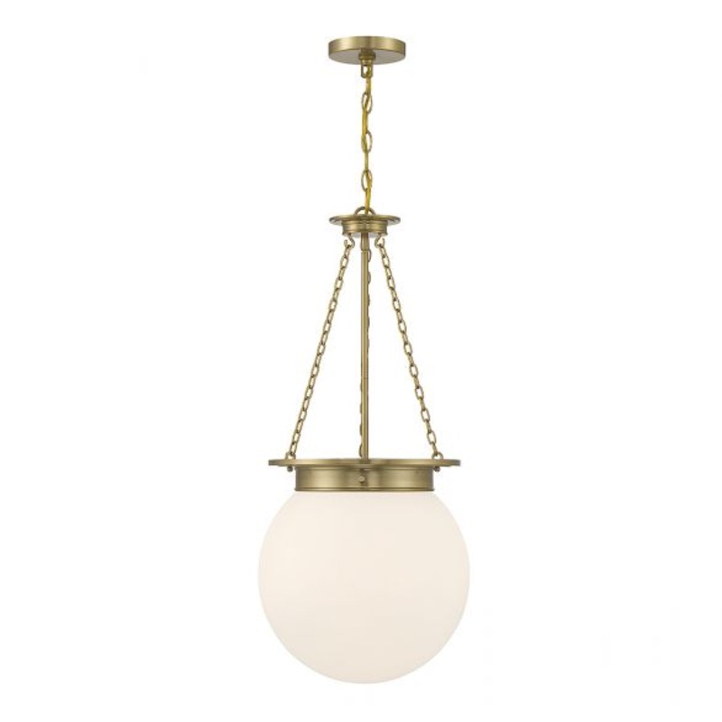 Manor 3-Light Pendant in Warm Brass - I58423339063