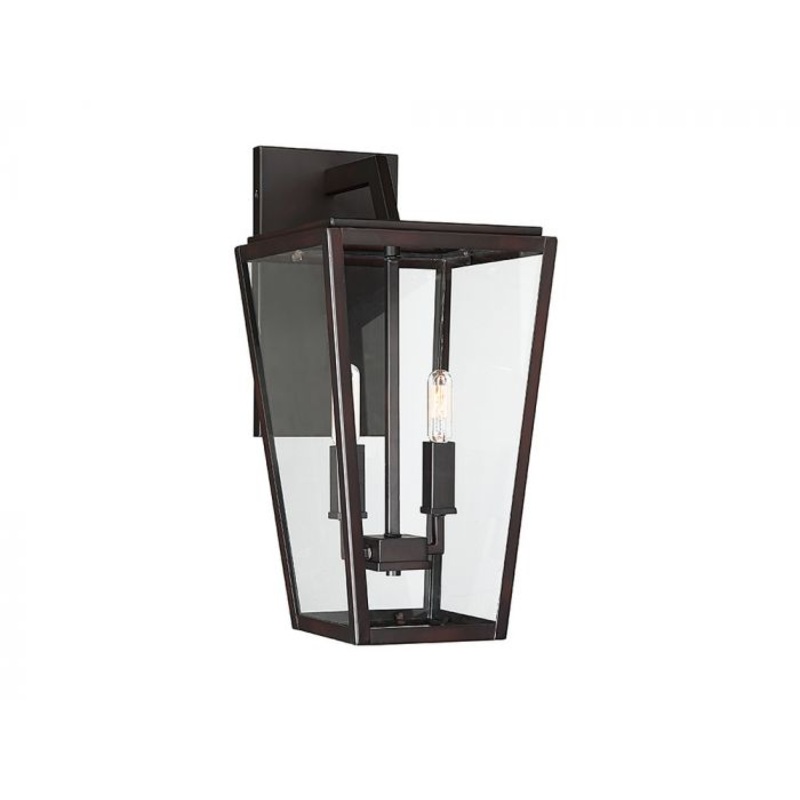 Milton 2-Light Outdoor Wall Lantern in English Bronze - I58423339006
