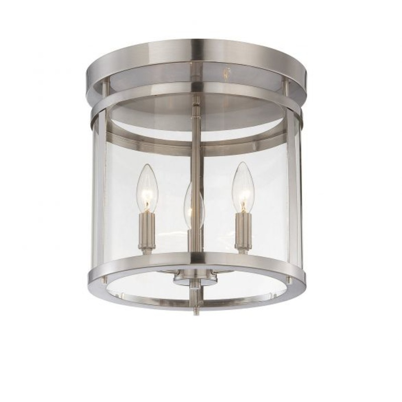 Penrose 3-Light Ceiling Light in Satin Nickel - I58423339171