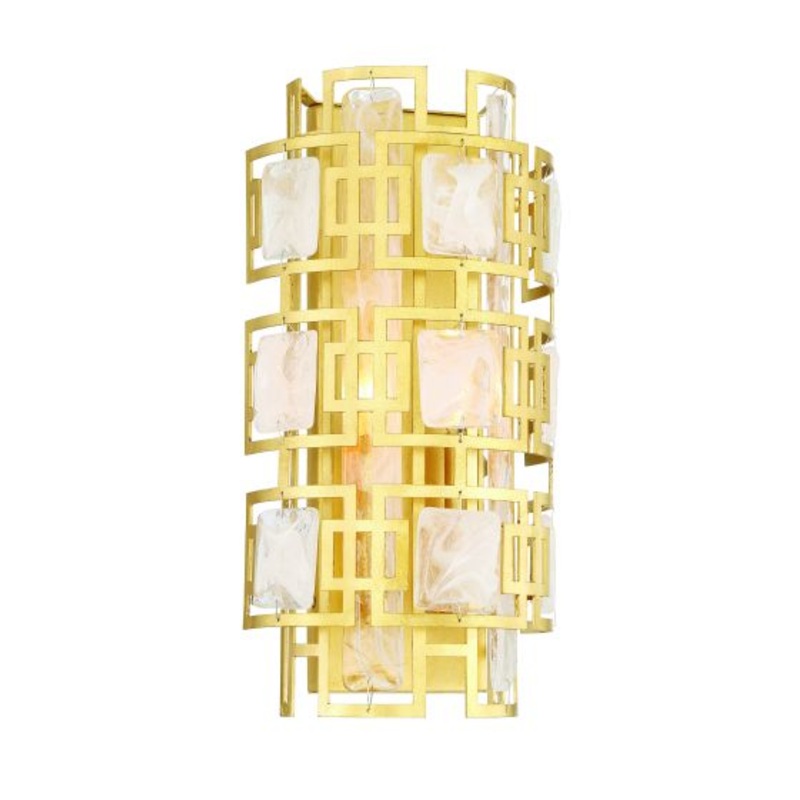 Portia 2-Light Wall Sconce in True Gold - I58423338986