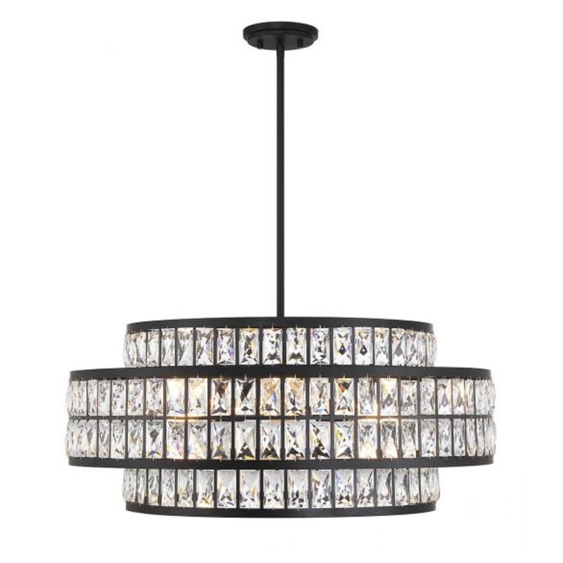 Renzo 6-Light Pendant in Matte Black - I58423339076