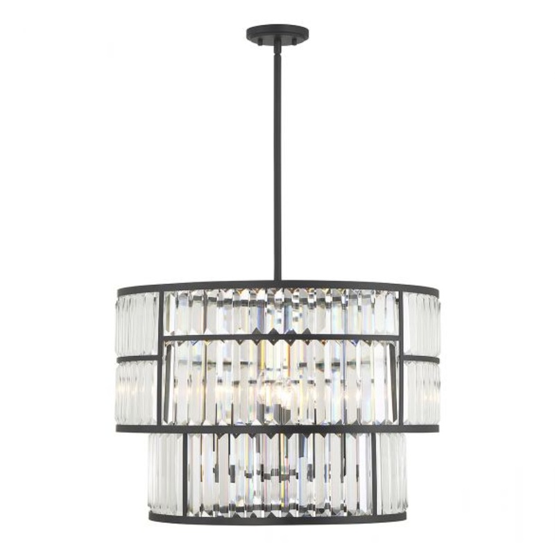 Rohe 5-Light Pendant in Matte Black - I58423339148