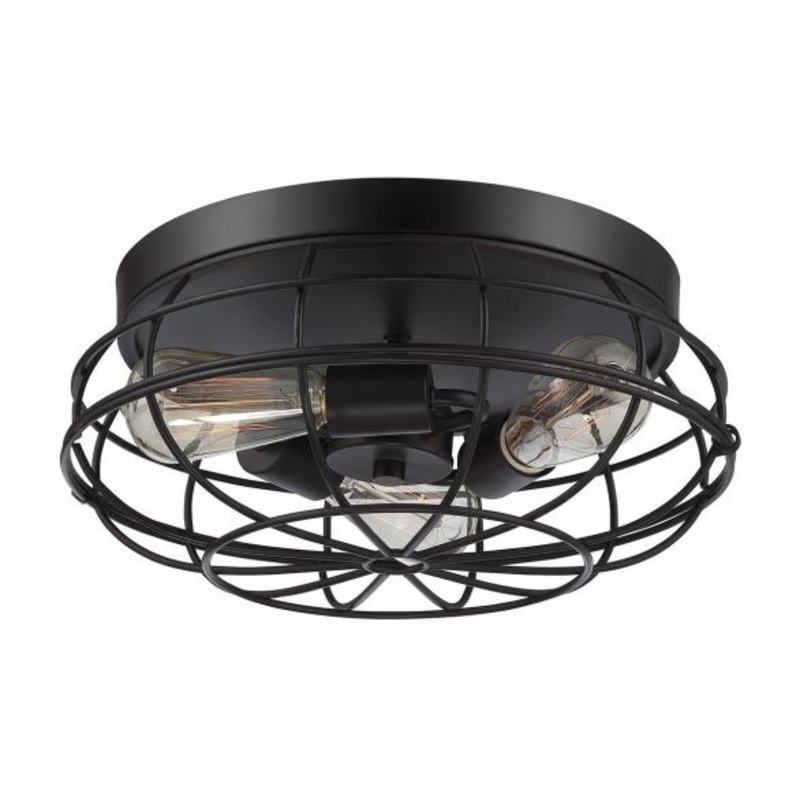 Scout 3-Light Ceiling Light in English Bronze - I58423339167