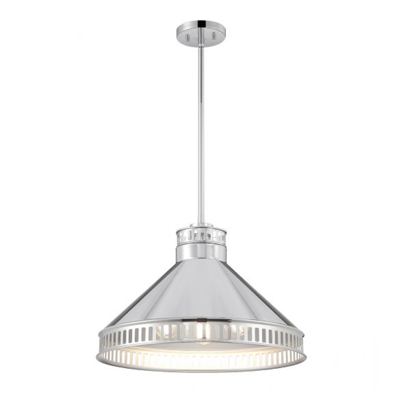 Seagram 3-Light Pendant in Polished Nickel - I58423339044