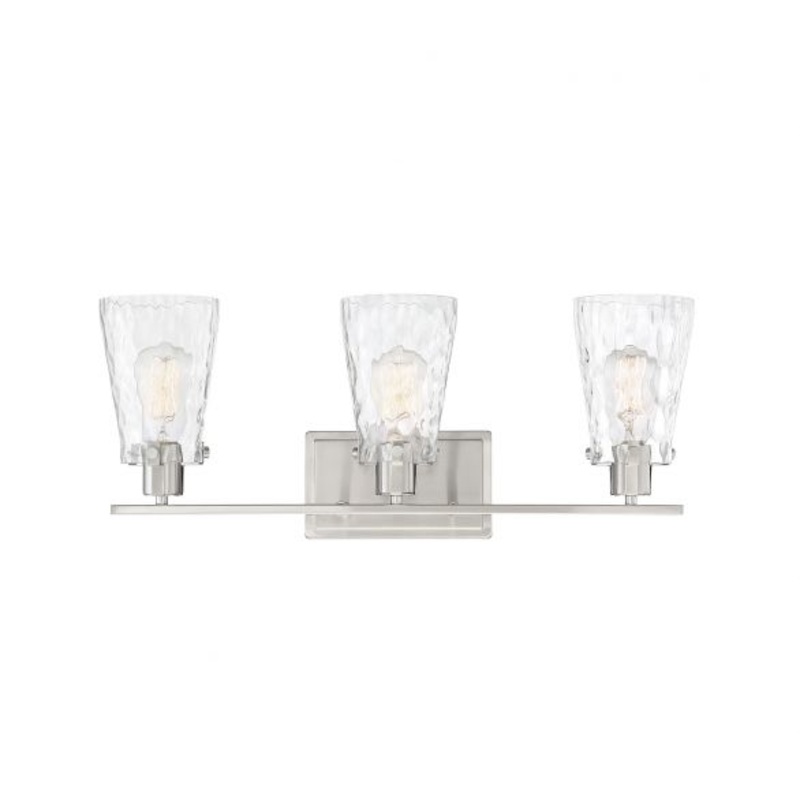 Vaughan 3-Light Bathroom Vanity Light in Satin Nickel - I58423339118