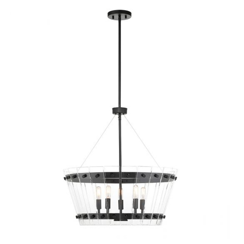 Ventari 5-Light Pendant in Matte Black - I58423339028