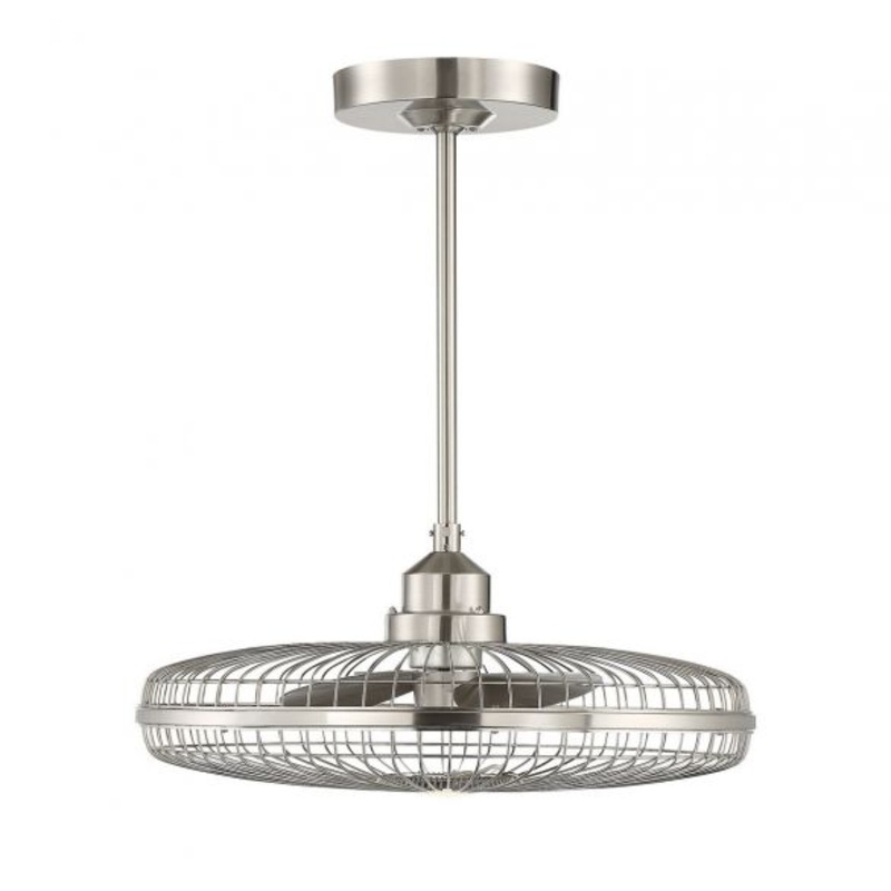 Wetherby LED Fan D'Lier in Satin Nickel - I58423339087